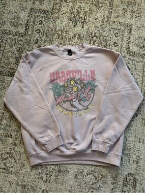 Nashville Music City Tennessee Graphic Sweatshirt